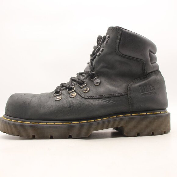 Dr. Martens 8836 Men\'s Size 12 M Industrial Black Leather Steel Toe Work Boots main image 5